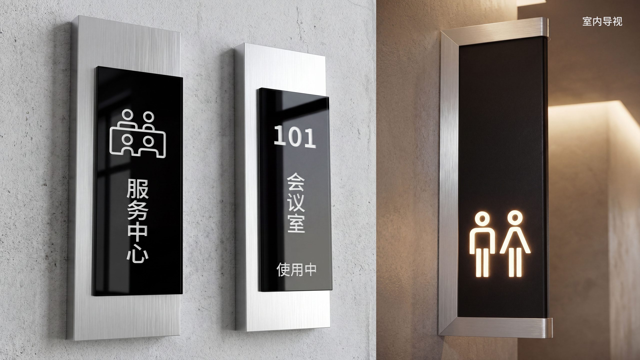 东方雨虹导视系统:空间识别