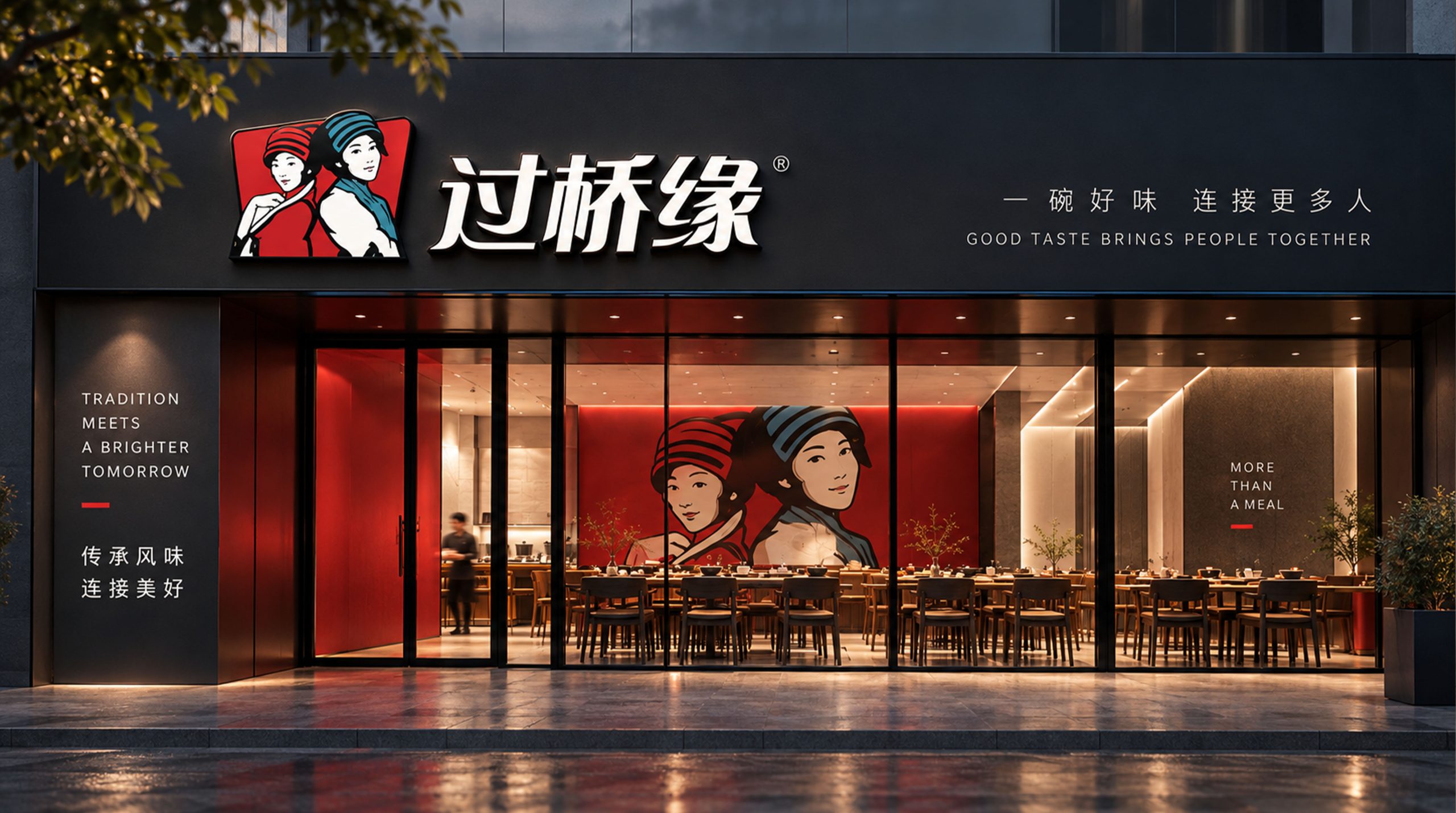 过桥缘标志设计
