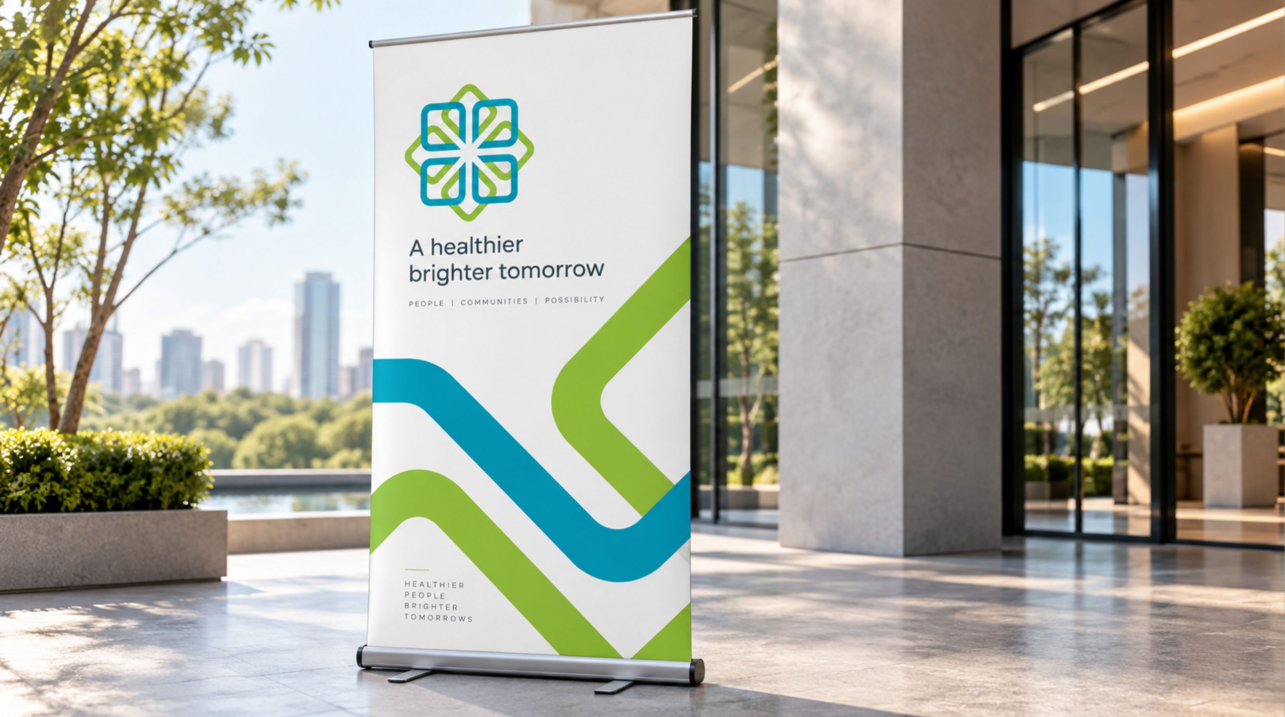 HealthLink｜医疗体系视觉标志设计标志设计