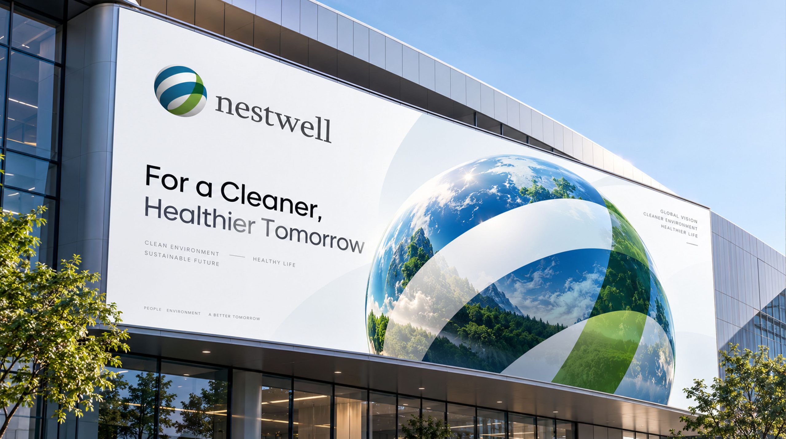 Nestwell ｜家居与舒适生活标志设计