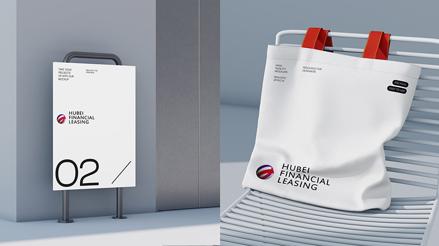 湖北金融租赁 HUBEI FINANCIAL LEASING标志设计