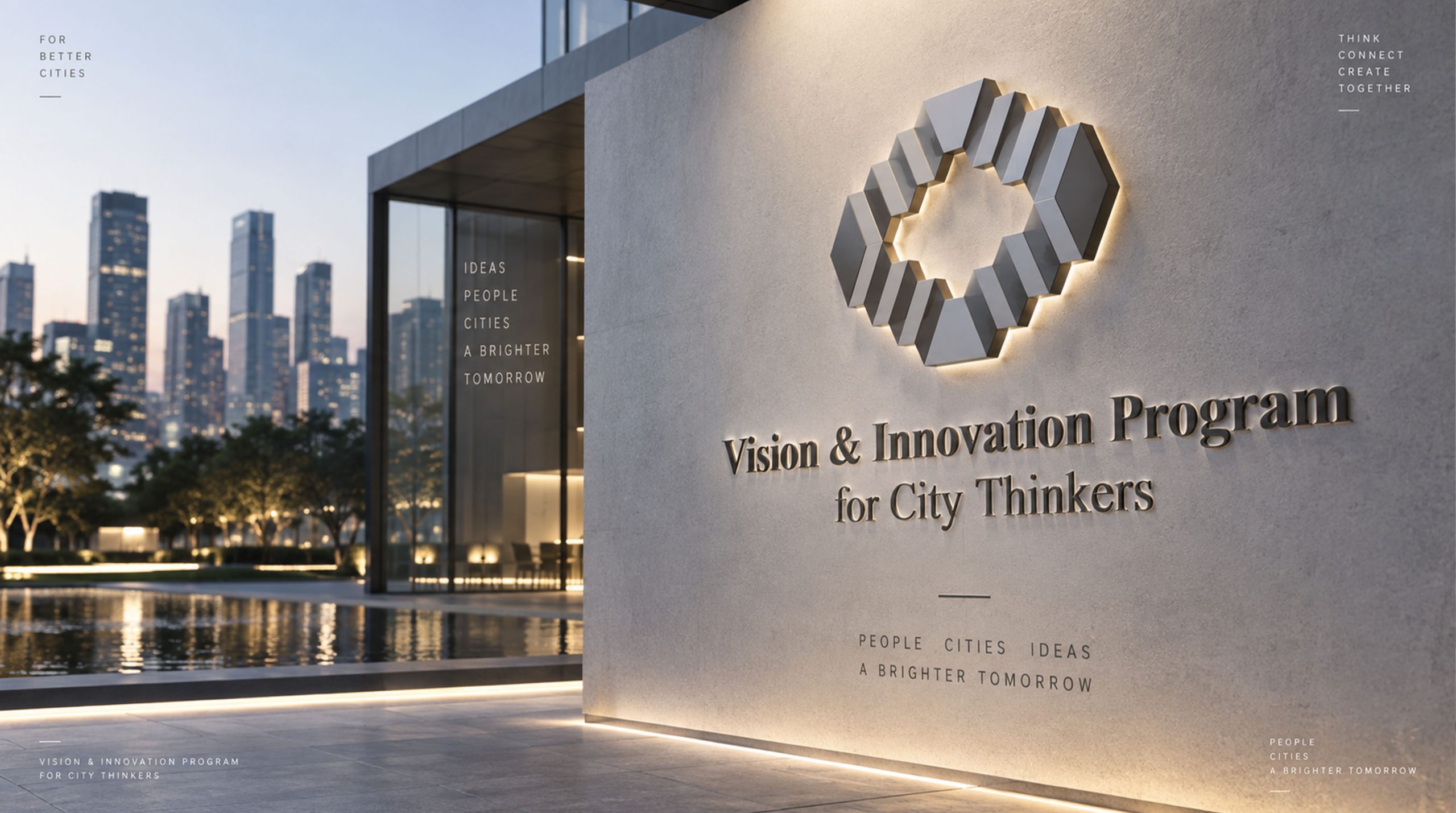 Vision & Innovation Program ｜城市创新思想项目标志设计标志设计