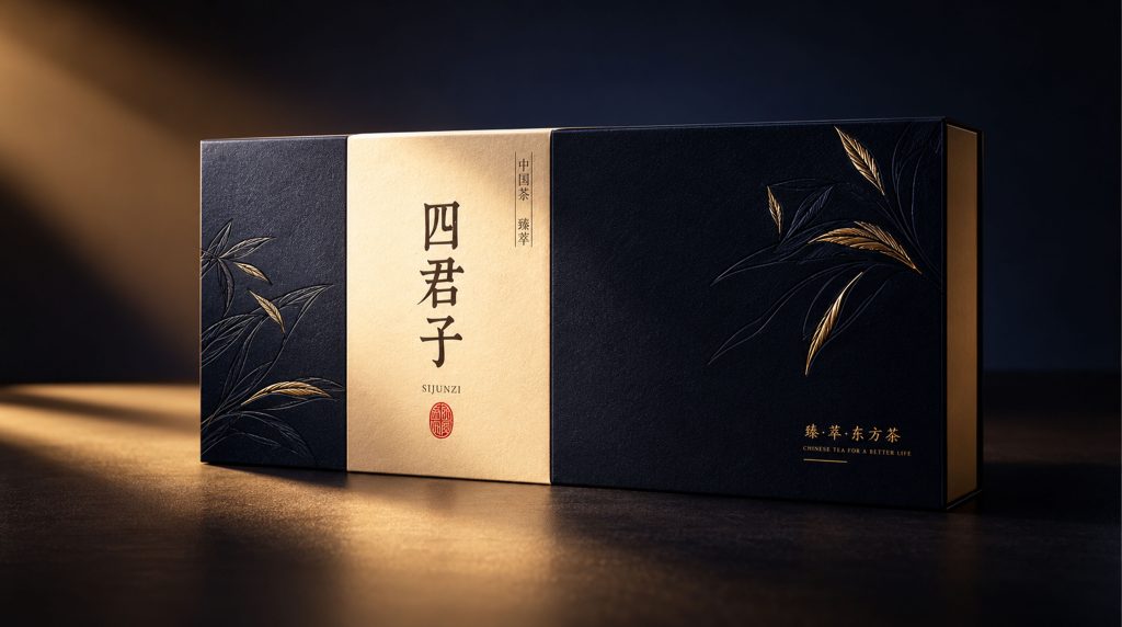 四君子凉茶包装设计