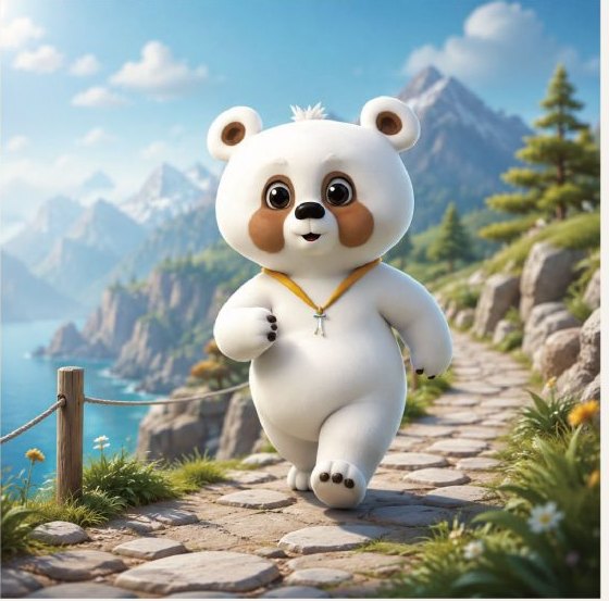 白熊金坠 活力出发