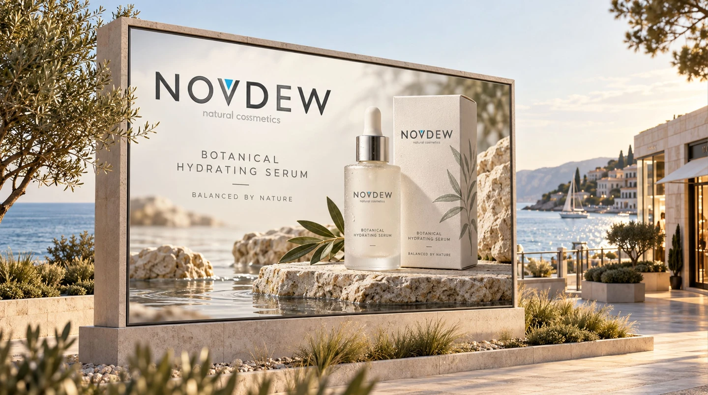 NOVDEW 产品传播画面效果图