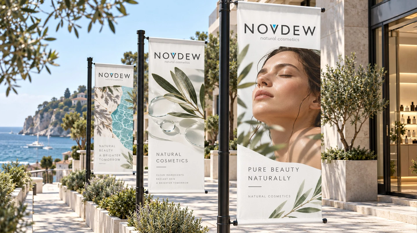 NOVDEW 系列户外传播效果图